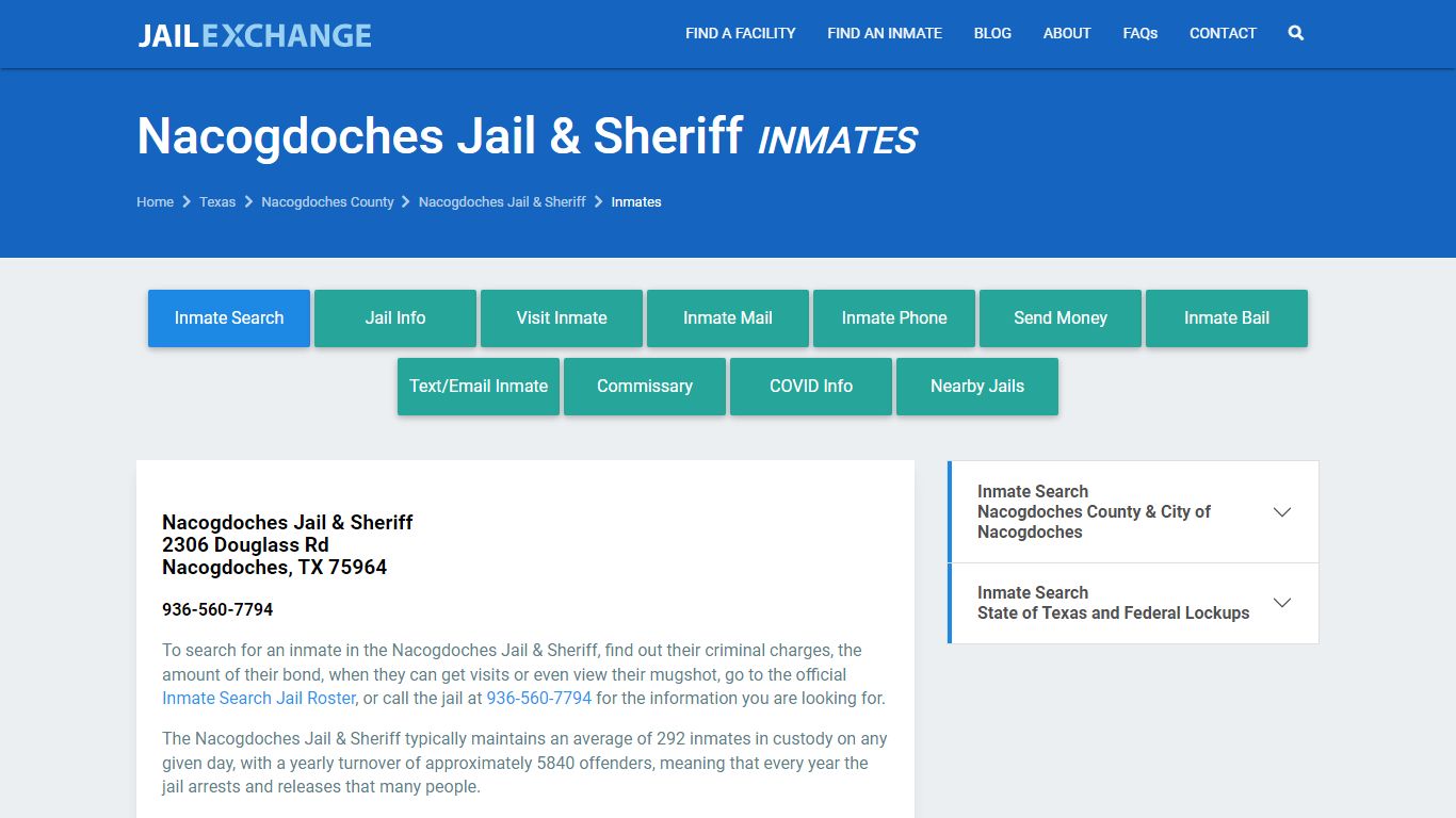 Nacogdoches County Jail Inmates | Arrests | Mugshots | TX